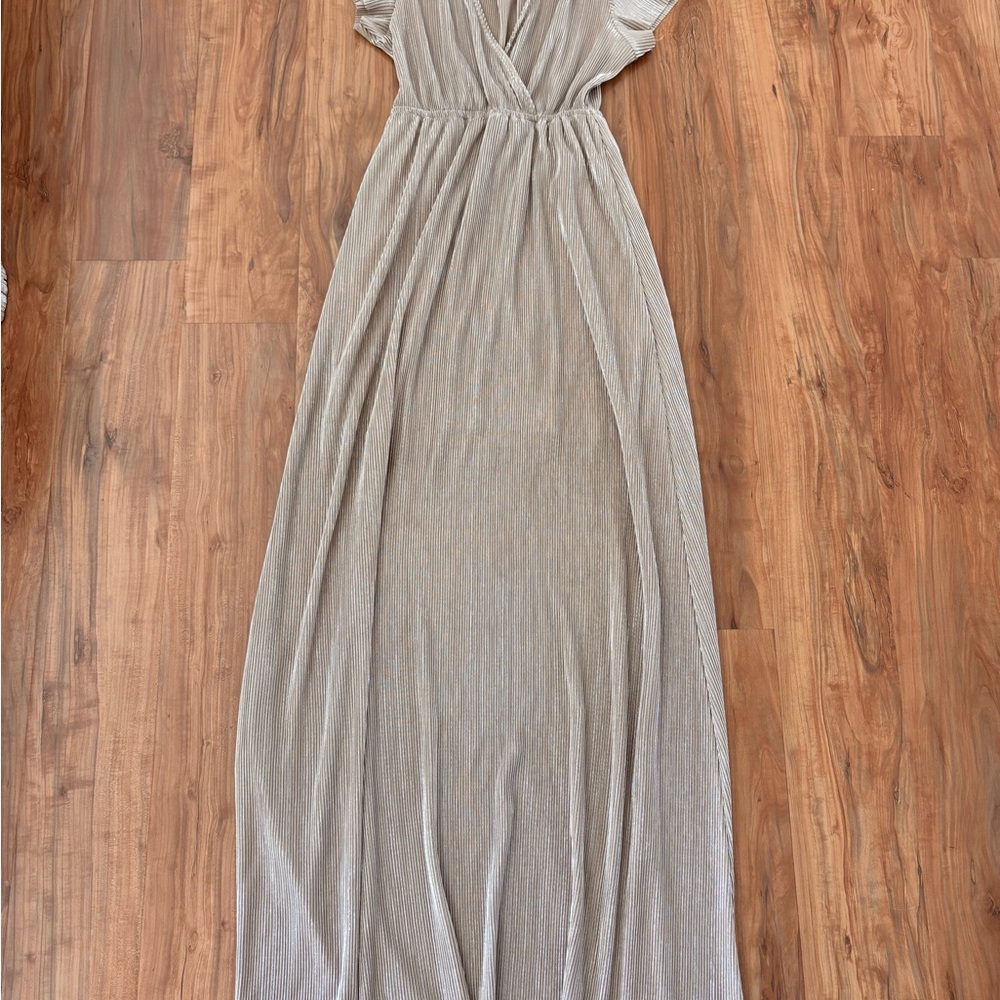 Baltic Born Shimmering Gold Dress (bridesmaid/junior flower girl/wedding)
